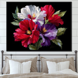 Velvet Peony Trio Bouquet - NicheCanvas
