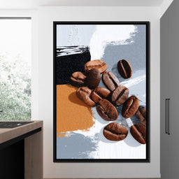 Coffee Beans Modern Vibe - NicheCanvas
