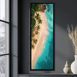 Peaceful Paradise Beach - NicheCanvas