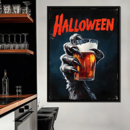 Werewolf Cheers Halloween Pint - NicheCanvas