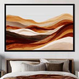 Sahara Dunes Earth Tones - NicheCanvas