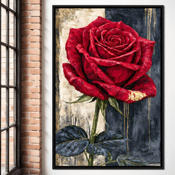 Gilded Petals On Divided Ground - NicheCanvas