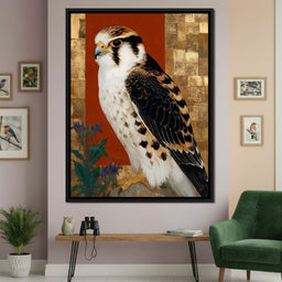Golden Falcon Majesty - NicheCanvas