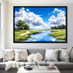 Reflective Tranquil Daydream - NicheCanvas