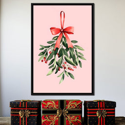 Festive Mistletoe Bouquet Charm - NicheCanvas