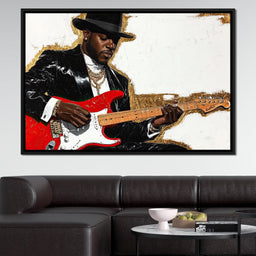 Electric Harmony Portraiture - NicheCanvas