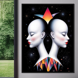 The Silent Gemini - TooplesArt - NicheCanvas