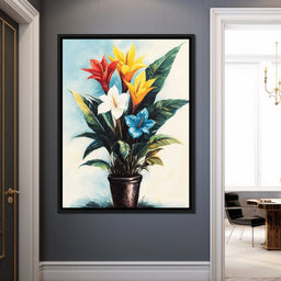 Tropical Bloom Flowers - NicheCanvas