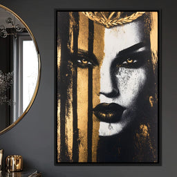 Golden Glance Enigma - NicheCanvas