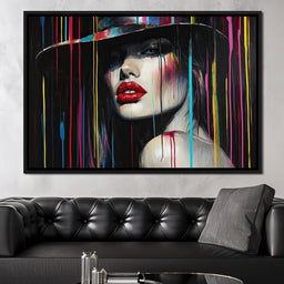 Vibrant Elegance Strokes - NicheCanvas