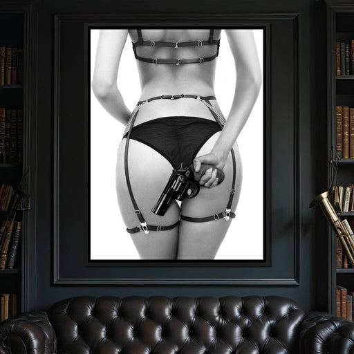 Gun Ass - David Drake Canvas Print