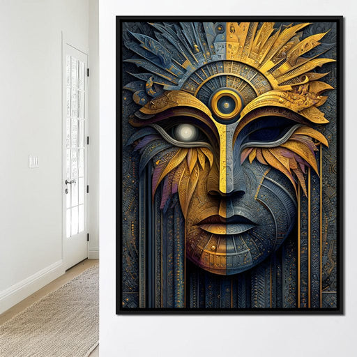 Golden Dawn Masked Fusion Canvas Print