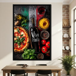 Italian Feast Still Life - NicheCanvas