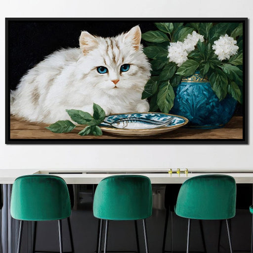 Gentle Paws Still Life Canvas Print