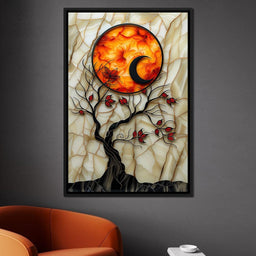 Solar Flare Through Leaves - NicheCanvas