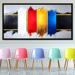 Vibrant Cascade of Colors - NicheCanvas