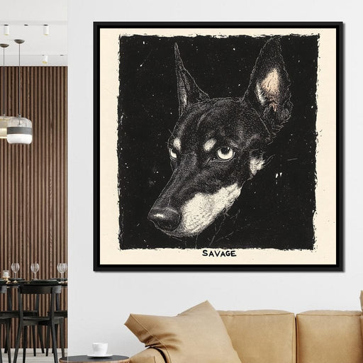 Noble Gaze of the Wild Canvas Print