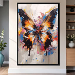 Psychedelic Lepidoptera - NicheCanvas