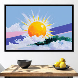 Radiance Over Morning Skies - NicheCanvas