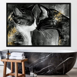Gentle Connection Of Midnight Souls - NicheCanvas