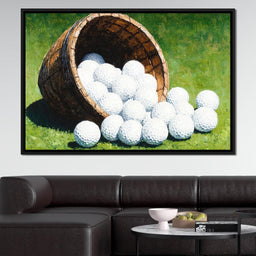 Basket of Golfing Dreams - NicheCanvas