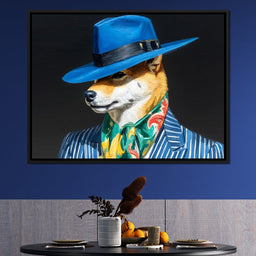 Canine Dapper Delight - NicheCanvas