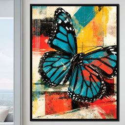 Fragmented Flight Of The Radiant Monarch - NicheCanvas