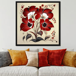 Batik Blooms - TooplesArt - NicheCanvas