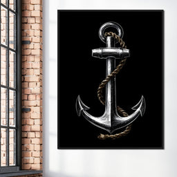 Heavy Iron Anchor - NicheCanvas