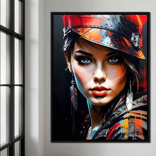 Female Portrait 254 - Johanjjf Canvas Print