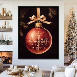 Classic Christmas Bauble Charm - NicheCanvas