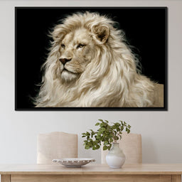 Noble Lion Mane of the Silent Plains - NicheCanvas