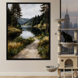Pine Valley River Pathway - NicheCanvas
