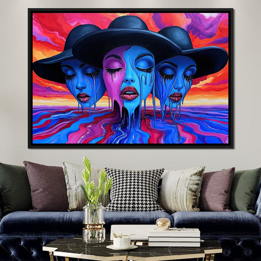 Dissolving Souls, The Art of Letting Go - TooplesArt Canvas Print