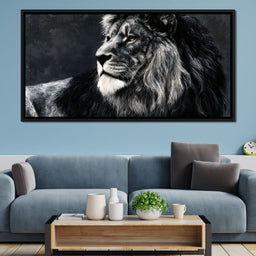 Somber Lion - NicheCanvas