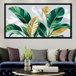 Gold Leaf Botanical Palmdream - NicheCanvas