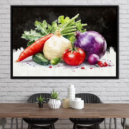 Fresh Veggies Harvest Canvas Print