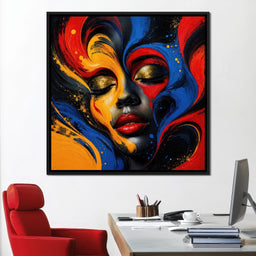 The Face Becomes Emotion - TooplesArt - NicheCanvas