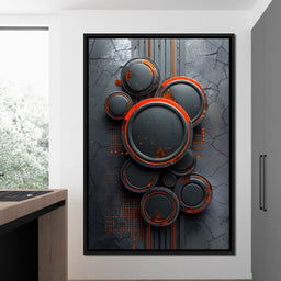 Colorful Modern Art 066 - Johanjjf - NicheCanvas