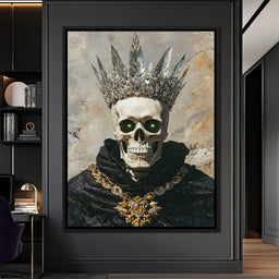 Regal Sovereign of Shadows - Raven Blackwood - NicheCanvas