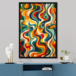 Vibrant Harmony Flow - NicheCanvas