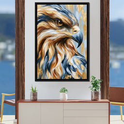 Golden Vigil Of The High Predator - NicheCanvas