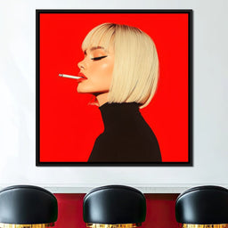 Enjoy a Unfiltered Cigarette - NicheCanvas