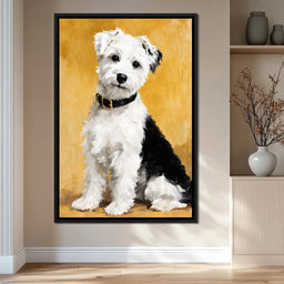 Furry Companion Golden Glow - NicheCanvas