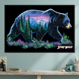 Mountain Spirit Bear Journey - NicheCanvas