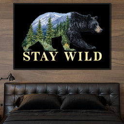 Bear Spirit Mountain Wildscape - NicheCanvas