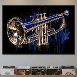 Midnight Echo of the Brass Horn - NicheCanvas