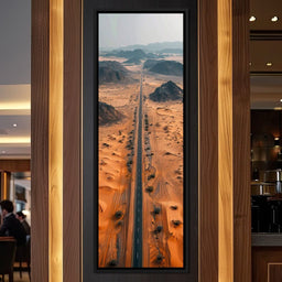 Desert Highway Serenity - NicheCanvas