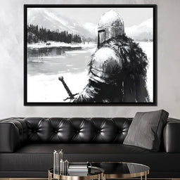 Knight of Winter Vigilance - NicheCanvas