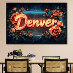 Denver Glow - NicheCanvas